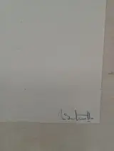 Originele Pentekening "Breiend Moedertje" (1975) – Monique Schotte (Academie Antwerpen / Pol Mara) – foto 2 – kavel bij De Kringwinkel, Waardamme