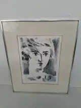 Expressief Gekleurd Portret – Originele Gelimiteerde Lithografie (HC 226/380) – kavel bij De Kringwinkel, Waardamme