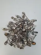 Grote Partij Vintage Souvenirlepeltjes en Gebaksvorkjes – 62-Delig – foto 2 – kavel bij De Kringwinkel, Waardamme