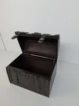 Houten Schatkist / Decoratieve Opbergkist – foto 5 – kavel bij De Kringwinkel, Waardamme