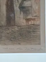 Originele Kleurenets 'Dans la Casbah – Alger' (Jean Van Den Bossche, 1937) – Gelimiteerde Oplage – foto 2 – kavel bij De Kringwinkel, Waardamme