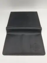 Originele Harley-Davidson Documentenmap / Boekjesetui (Zwart & Oranje) – kavel bij De Kringwinkel, Waardamme