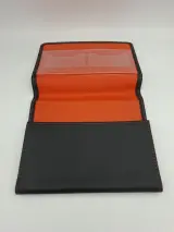 Originele Harley-Davidson Documentenmap / Boekjesetui (Zwart & Oranje) – foto 2 – kavel bij De Kringwinkel, Waardamme