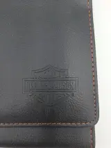 Originele Harley-Davidson Documentenmap / Boekjesetui (Zwart & Oranje) – foto 3 – kavel bij De Kringwinkel, Waardamme