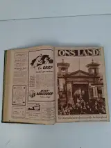 Uniek Antiek Jaarvolume "Ons Land in Woord en Beeld" (1931) – Prachtige Tijdsgeest boordevol Nostalgische Reclames! – foto 3 – kavel bij De Kringwinkel, Waardamme