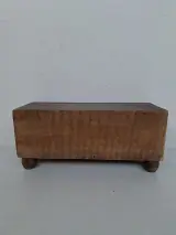Vintage Handgemaakt Houten Kruidenkastje – Met 3 Kleurrijke Keramische Lades / Mini-Commode – foto 5 – kavel bij De Kringwinkel, Waardamme