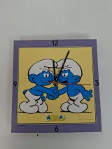 Zeldzame Vintage "De Smurfen" Wandklok – Démons & Merveilles (1996) – Inclusief Originele Doos! – kavel bij De Kringwinkel, Waardamme