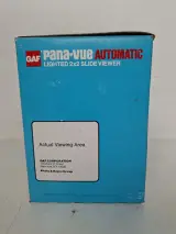 Vintage GAF Pana-vue AUTOMATIC Verlichte Diasuizer (2x2) – foto 5 – kavel bij De Kringwinkel, Waardamme