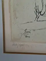 Gelimiteerde Kleurets/Litho: "Verger sous la neige" – Armand Apol naar Valerius de Saedeleer (1942) – foto 2 – kavel bij De Kringwinkel, Waardamme