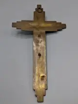 Vintage Art Deco crucifix, van "E. HOFFER" – foto 3 – kavel bij De Kringwinkel, Waardamme