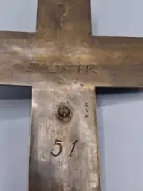 Vintage Art Deco crucifix, van "E. HOFFER" – foto 4 – kavel bij De Kringwinkel, Waardamme