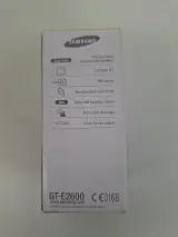 Vintage Samsung GT-E2600 Slider Telefoon – Compleet in Doos met Accessoires (Zwart) – foto 3 – kavel bij De Kringwinkel, Waardamme