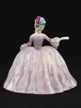Franklin Porcelain Marianne 'The Minuet hand painted fine porcelain Museum of costume 1980 – foto 3 – kavel bij De Kringwinkel, Antwerpen