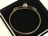 Modernistische armband in .835 zilver met paarse cabochon – foto 3 – kavel bij De Kringwinkel, Antwerpen