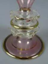 Decoratieve glazen parfumfles met gouden accenten – foto 2 – kavel bij De Kringwinkel, Diest