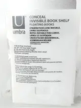 Set van 4 Umbra Conceal onzichtbare boekenplanken – foto 6 – kavel bij De Kringwinkel, Heverlee