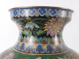 Vintage Chinese cloisonnévaas – foto 4 – kavel bij De Kringwinkel, Heverlee