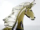 Vintage handgeblazen glazen paardenbeeldje - Murano-stijl – foto 3 – kavel bij De Kringwinkel, Heverlee