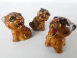 Keramische puntenslijpers uit China – set van 15 – Aziatische figuren, sporters, muzikanten en tijgers – foto 2 – kavel bij De Kringwinkel, Heverlee