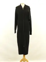 Pinko lange zwarte vestjurk met ritssluiting Size L – kavel bij De Kringwinkel, Antwerpen
