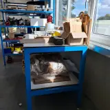 Werkbank met divers verpakkingsmateriaal – foto 3 – kavel bij Onlineveilingmeester, Aalsmeer