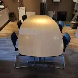 Vergadertafel met 6 stoelen – foto 2 – kavel bij Onlineveilingmeester, Hoogeveen