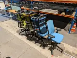 7x Bureaustoel, Gipsen, Zinn, blauw, groen en geel – foto 8 – kavel bij Onlineveilingmeester, Heerenveen