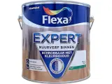 2x Expert muurverf binnen - 2,5 liter, Flexa, blauw/wit – kavel bij Onlineveilingmeester