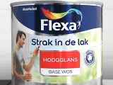 6x Strak in de lak alkyd hoogglans - 500 ml, Flexa, wit – foto 2 – kavel bij Onlineveilingmeester