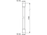 Ca. 10x Doucheslang, Hansa, l175cm 1/2 inch, chroom, glans – foto 3 – kavel bij Onlineveilingmeester