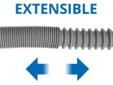 4x Flexibele afvoerslang 1.2 tot 4 meter, Scanpart, grijs – foto 3 – kavel bij Onlineveilingmeester