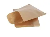 2x Papieren zakjes bruin 12×19 cm, bruin – kavel bij Onlineveilingmeester