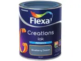 2x Lak zijdeglans, Flexa, creations, blueberry dream, 750 ml – foto 2 – kavel bij Onlineveilingmeester
