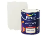 4x Lak hoogglans, Flexa, creations, cotton flower, 750 ml – kavel bij Onlineveilingmeester