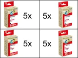 Ca. 20x Inktcartridges voor Canon CLi-581XXL printers, RecycleClub – kavel bij Onlineveilingmeester