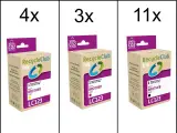 Ca. 18x Inktcartridges voor Brother LC-123, RecycleClub – kavel bij Onlineveilingmeester