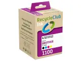 2x Cartridge multipack, Recycleclub, lc1100, zwart, cyaan, magenta, geel – kavel bij Onlineveilingmeester