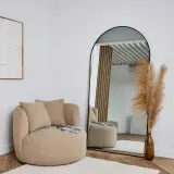 2x Design spiegel met boog zwart 200x100 cm – foto 5 – kavel bij Onlineveilingmeester, Hoogeveen