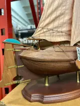 2x Houten modelschip – foto 5 – kavel bij Onlineveilingmeester, Hoogeveen