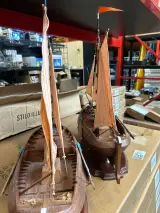 2x Houten modelschip – foto 6 – kavel bij Onlineveilingmeester, Hoogeveen