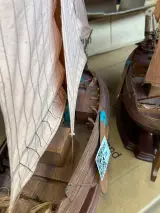 2x Houten modelschip – foto 7 – kavel bij Onlineveilingmeester, Hoogeveen