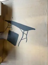 5x Inklapbare tafel, vouwtafel 180x70x73 cm XDays, zwart – foto 4 – kavel bij Onlineveilingmeester, Hoogeveen
