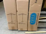3x Led parasol 2.7 meter Feel Furniture, donkergrijs – foto 4 – kavel bij Onlineveilingmeester, Hoogeveen