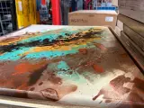 63x Schilderijen in lijst, abstracte en figuratieve afbeeldingen – foto 4 – kavel bij Onlineveilingmeester, Hoogeveen