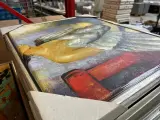 Ca. 63x Schilderijen in lijst, abstracte en figuratieve afbeeldingen – foto 5 – kavel bij Onlineveilingmeester, Hoogeveen