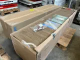 2x Hoge kast 2 deuren 1 lade 39x36x180 cm Geberit, Renova Plan, noten hickory – foto 2 – kavel bij Onlineveilingmeester, Hoogeveen