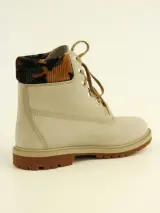Timberland veterboots in beige met camouflage velours detail - maat 39 – foto 6 – kavel bij De Kringwinkel, Antwerpen