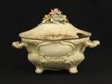 Italiaans keramisch soepservies in Capodimonte-/Bassano-stijl – foto 7 – kavel bij De Kringwinkel, Antwerpen