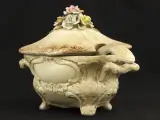 Italiaans keramisch soepservies in Capodimonte-/Bassano-stijl – foto 10 – kavel bij De Kringwinkel, Antwerpen