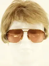 Serengeti hoekige aviator-/pilotvorm vintage zonnebril – kavel bij De Kringwinkel, Antwerpen